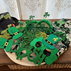 St. Patrick's Day Green Accessories Set
